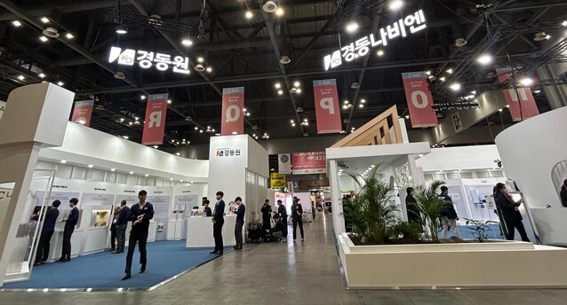 ▲ 경동나비엔&경동원 코리아빌드위크 부스. ⓒ경동나비엔