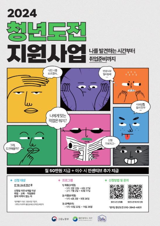 ▲ 대전 서구는 21일 구직 단념 청년 발굴과 동기부여를 위해  18~34세 대상 ‘청년도전 지원사업’ 참여자 90명을 모집한다.ⓒ대전시