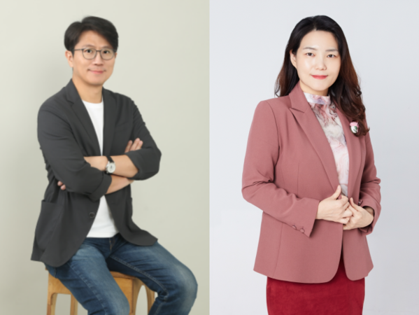 ▲ 조민근 대표(왼쪽)와 김희선 대표.ⓒ비엑스플랜트