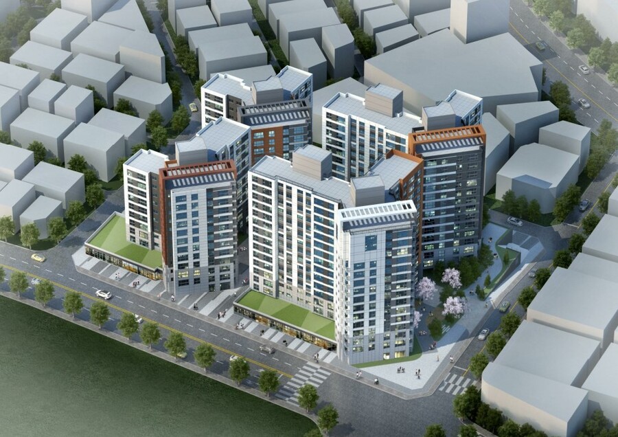 ▲ 서울 광진구 한양연립 가로주택정비사업 조감도. ⓒ서울시 제공