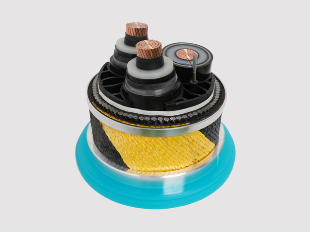 ▲ 154kV 해저케이블 샘플. ⓒ대한전선