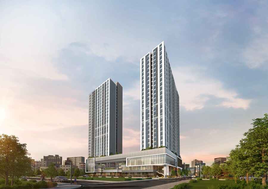 ▲ 서울 송파구 방이동 역세권 장기전세주택 투시도. ⓒ서울시 제공