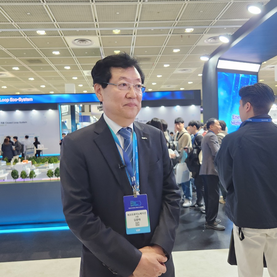 ▲ 김윤태 에코프로 대표ⓒ공동취재단