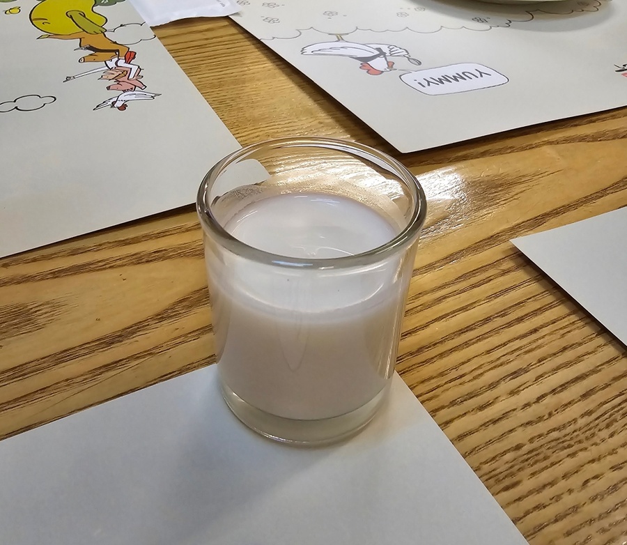 ▲ 신세계푸드가 개발 중인 '라이스 밀크'ⓒ최신혜 기자