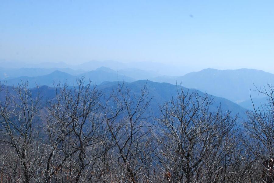 ▲ 천등산 정상에서 바라본 전경.ⓒ진경수 山 애호가