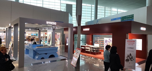 ▲ 인천국제공항 T2의 팝업스토어 매장.ⓒ강필성 기자