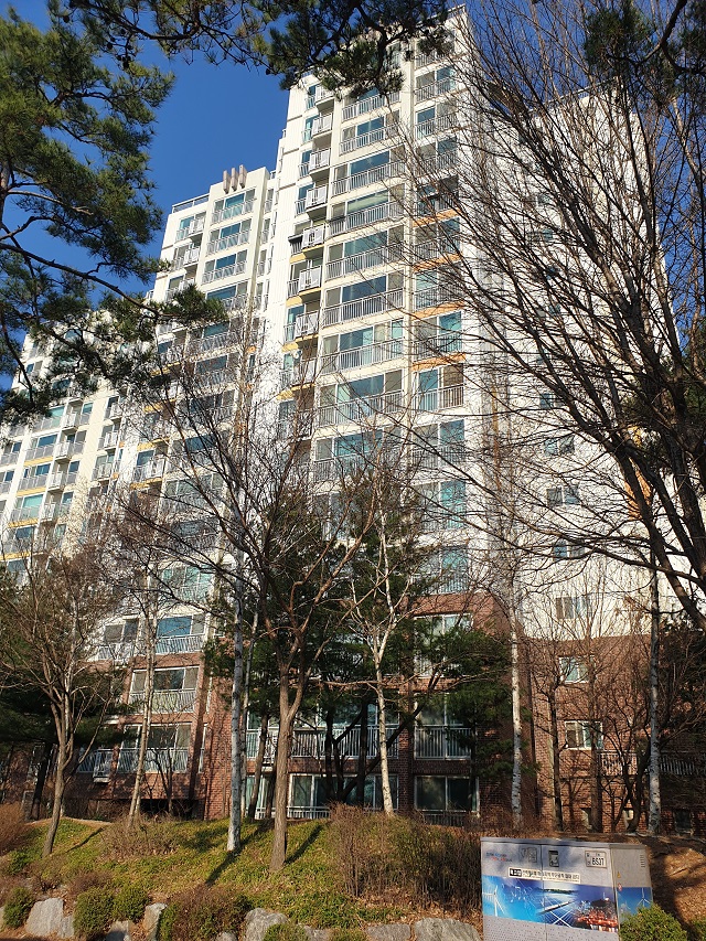 ▲ 서울 강서구 내발산동 '마곡수명산파크2단지' 전경.ⓒ송학주 기자