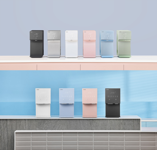 ▲ (위)코웨이 아이콘 정수기2, (아래)코웨이 아이콘 얼음정수기.ⓒ코웨이