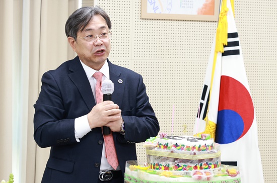 ▲ 국립군산대 이창호 총장이 인사말을 하고 있다.ⓒ국립군산대