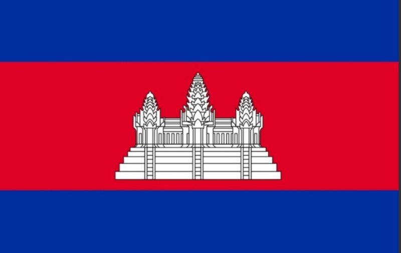 ▲ 캄보디아 국기.ⓒ이재룡 칼럼니스트
