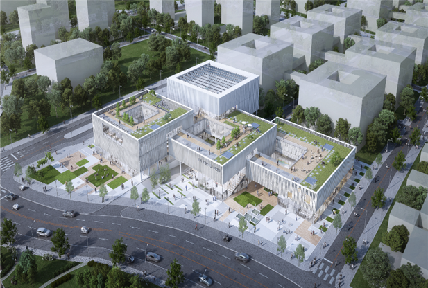 ▲ 세종시 합강동(5-1생활권) 복합커뮤니티센터 조감도.ⓒ행복청