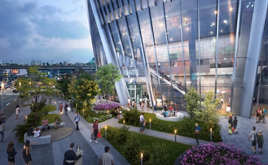 ▲ 정비되는 서울역 3번출구. ⓒ서울시 제공