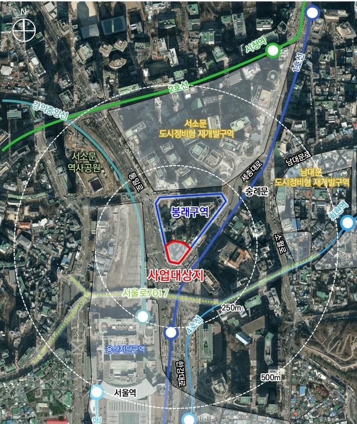 ▲ 봉래 도시정비형 재개발구역 제3지구 정비계획 위치도. ⓒ서울시 제공