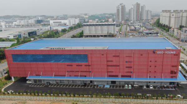 ▲ 천안 제2허브물류센터 전경.ⓒ지오영