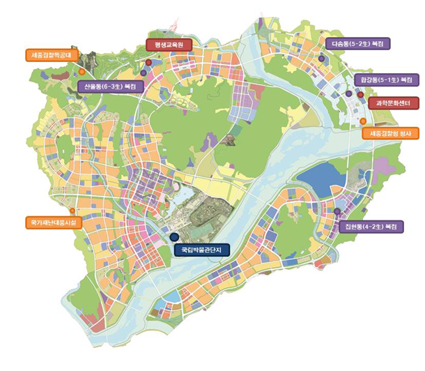 ▲ 공공건축물 건립 계획도.ⓒ행복청