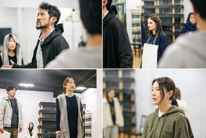 ▲ 연극 '출입국사무소의 오이디푸스' 연습 장면.ⓒ극단 코끼리만보