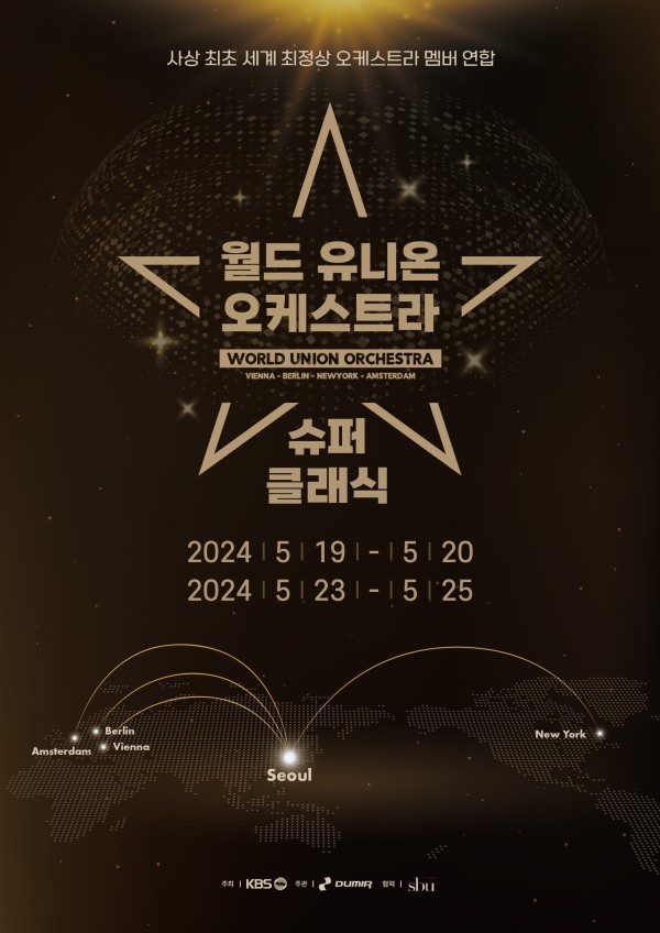▲ '월드 유니온 오케스트라 슈퍼클래식' 포스터.ⓒ버드케인