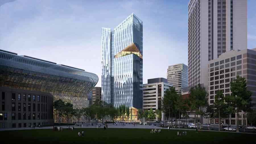 ▲ 무교다동 제29지구 도시정비형 재개발사업 투시도. ⓒ서울시 제공