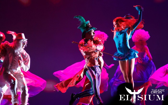 ▲ '이상한 나라의 앨리스' 패밀리 서커스 월드 투어 공연 장면.ⓒ모히건 인스파이어 엔터테인먼트 리조트