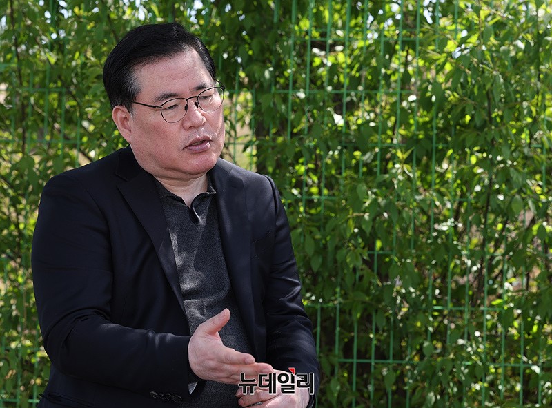 ▲ 유동규 전 성남도시개발공사 기획본부장이 1일 서울 서초동 모처에서 뉴데일리와 인터뷰를 하고 있다.ⓒ정상윤 기자