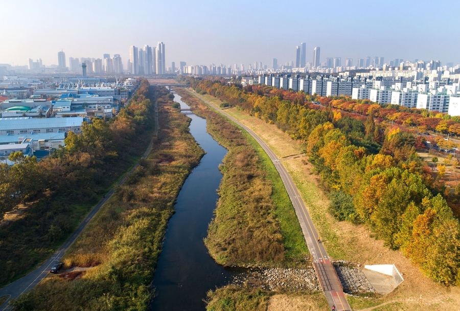 ▲ 인천 연수구는 송도워터프런트와 승기천을 왕래하는 자전거전용도로를 2025년까지 건설하기로 했다. ⓒ인천 연수구 제공