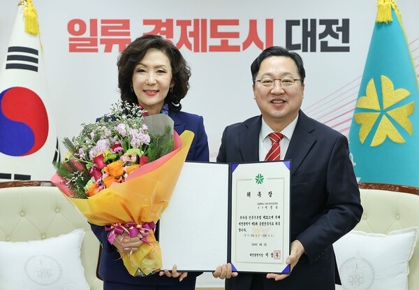 ▲ 대전시가 3일이진숙 교수(충남대 19대 총장)를 대전시 제3대 총괄건축가로 위촉했다. ⓒ대전시