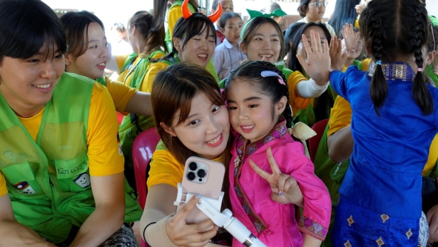 ▲ 가톨릭대학교 국제봉사단 프로그램이 한국대학사회봉사협의회가 주관한 '2023년 대학 자체개발 해외봉사 프로그램 성과공유회'에서 최우수상을 수상했다. ⓒ가톨릭대