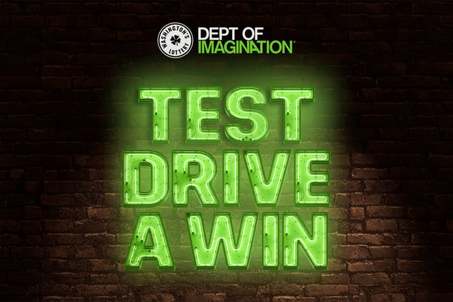 ▲ 워싱턴복권이 선보인 생성형 AI 앱 'Test Drive a Win'. ©Washington’s Lottery