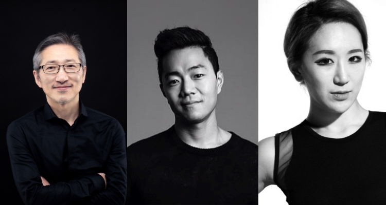 ▲ 왼쪽부터 안무가 안성수·유회웅·이루다.ⓒ세종문화회관