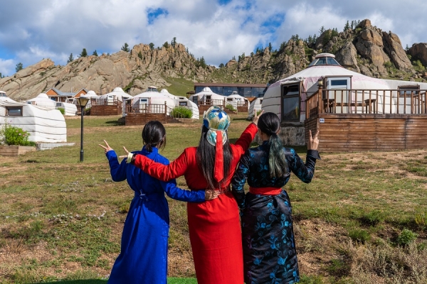 ▲ 몽골 미라지 캠프 노마딕 체험ⓒ하나투어