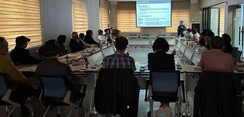 ▲ 찾아가는 주민자치 아카데미 교육 모습.ⓒ공주시