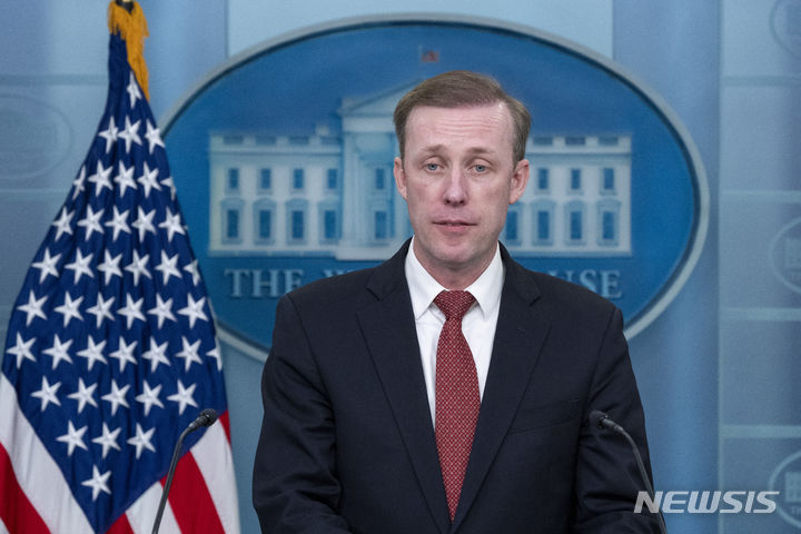 ▲ 제이크 설리번 백악관 국가안보보좌관. ⓒAP/뉴시스