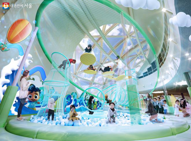 ▲ 시립 뚝섬자벌레 키즈카페.ⓒ서울시