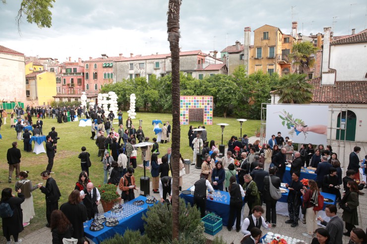 ▲ 베니스비엔날레 한국관 건립 30주년 특별전시 '모든 섬은 산이다' 전시 개막 행사 전경.ⓒ한국문화예술위원회