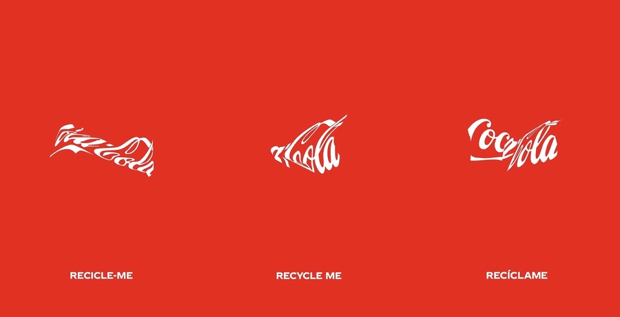 ▲ 코카콜라의 'Recycle Me' 캠페인. ©코카콜라