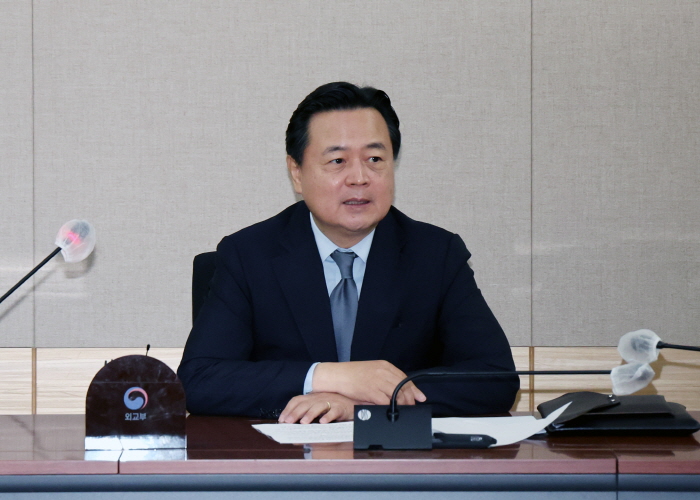 ▲ 조현동 주미대사가 25일 오전 서울 종로구 정부서울청사 별관에서 기자 간담회를 하고 있다. ⓒ뉴시스