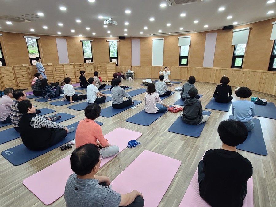 ▲ 올해 한국관광공사가 우수 웰니스 관광지로 선정한 순창 쉴랜드 명상 현장.ⓒ전북특별자치도 사진 제공.