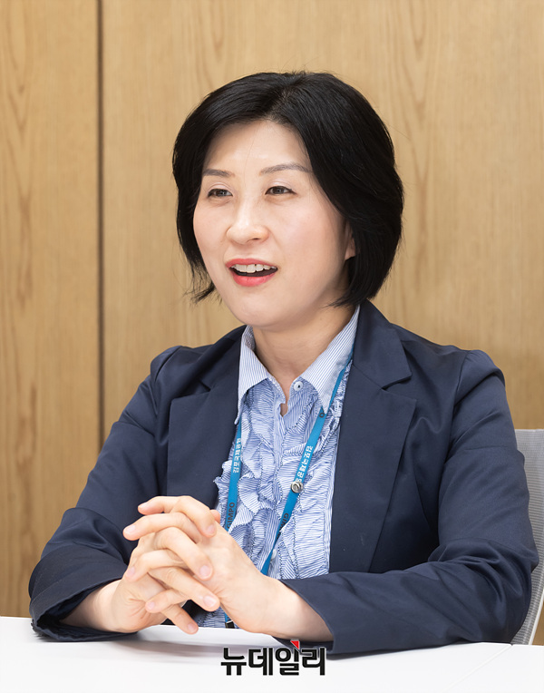 ▲ 김미진 롯데면세점 김포공항점장.ⓒ서성진 사진기자