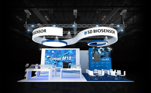 ▲ 에스디바이오센서 ECCMID 2024 전시 부스 이미지.ⓒ에스디바이오센서