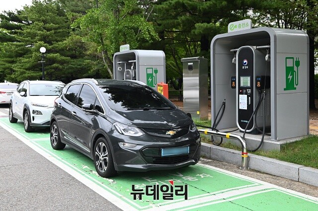 ▲ 전기차 충전소ⓒ뉴데일리DB