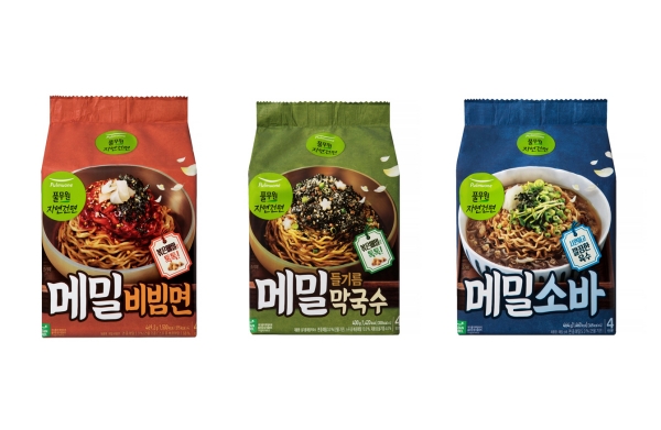 ▲ ‘프리미엄 메밀 건면’ⓒ풀무원식품