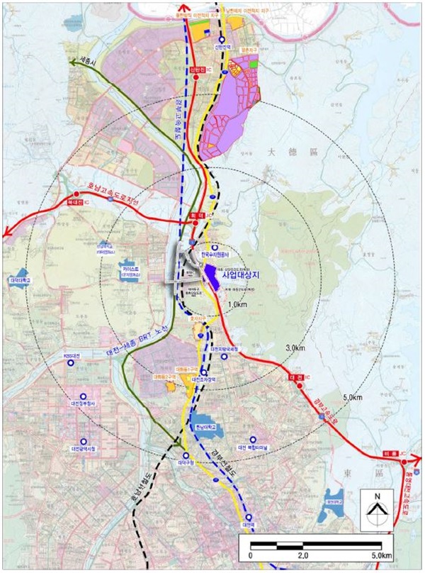 ▲ 대덕구의 오랜 숙원사업인 ‘대전 연축 도시개발사업’이 마침내 본궤도에 올랐다.ⓒ대덕구