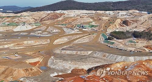 ▲ 용인시 원삼면 용인 반도체 클러스터 공사 현장ⓒ연합