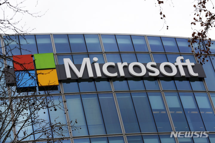▲ 마이크로소프트 간판. ⓒAP/뉴시스