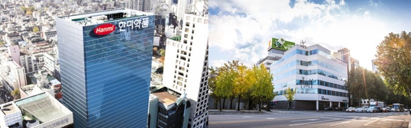▲ 한미약품(왼쪽), 대웅제약 사옥.ⓒ각사