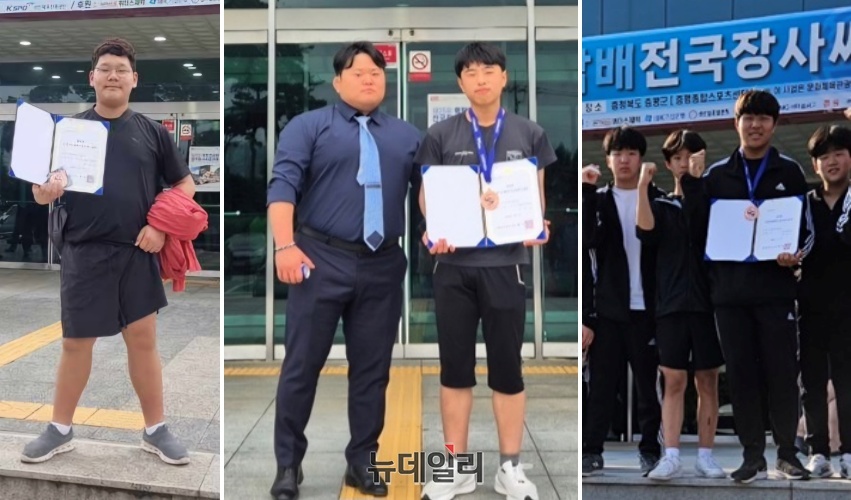 ▲ 사진 왼쪽부터 3위에 입상한 무주 중앙초 윤지섭, 김제초 이유찬, 전주 풍남중 임지훈 선수.ⓒ