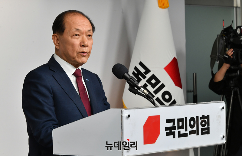 ▲ 황우여 국민의힘 비상대책위원장. ⓒ이종현 기자
