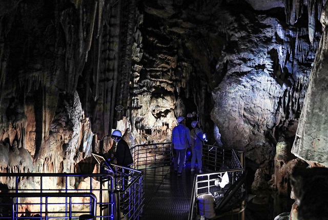 ▲ 국가유산인 성류굴 전경.ⓒ울진군