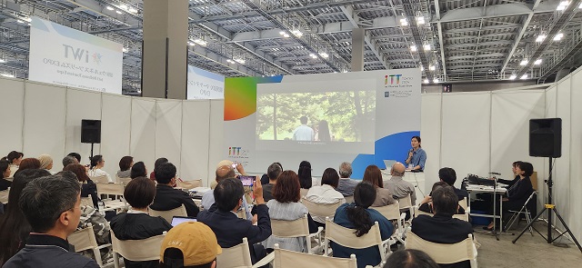 ▲ 경북문화관광공사는 지난 8일 도쿄 빅사이트에서 열린 도쿄 웰니스 투어리즘 엑스포에 참가해 경북의 웰니스 관광자원을 홍보하고 있다.ⓒ경북관광공사