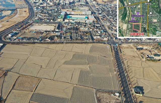 ▲ 경주 황리단길 초입에 조성될 ‘경주 문화관광 통합 환승주차장’ 위치도.ⓒ경주시